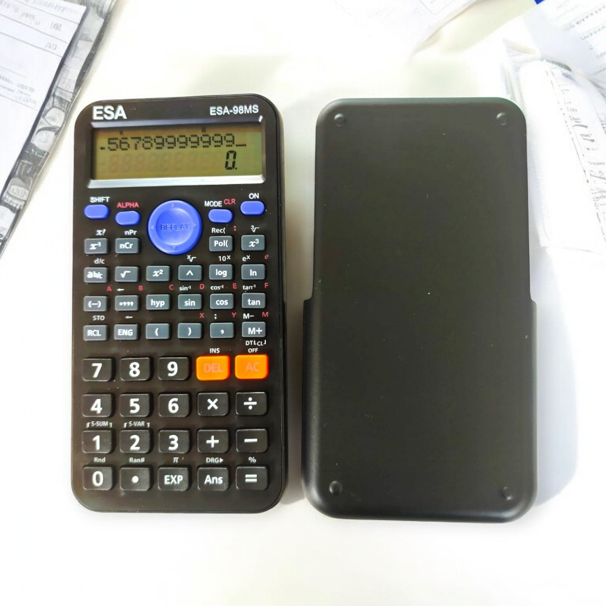 

ESA Kalkulator Ilmiah Sin Cos Tan Scientific Calculator 98MS