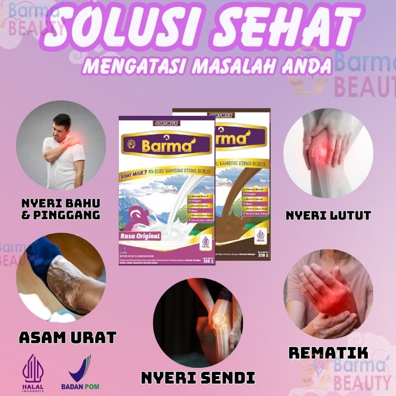 

COD SUSU ETAWA PREMIUM BARMABEAUTY SUSU ALAMI 7 Bahan alami susu asam urat susu kolestrol
