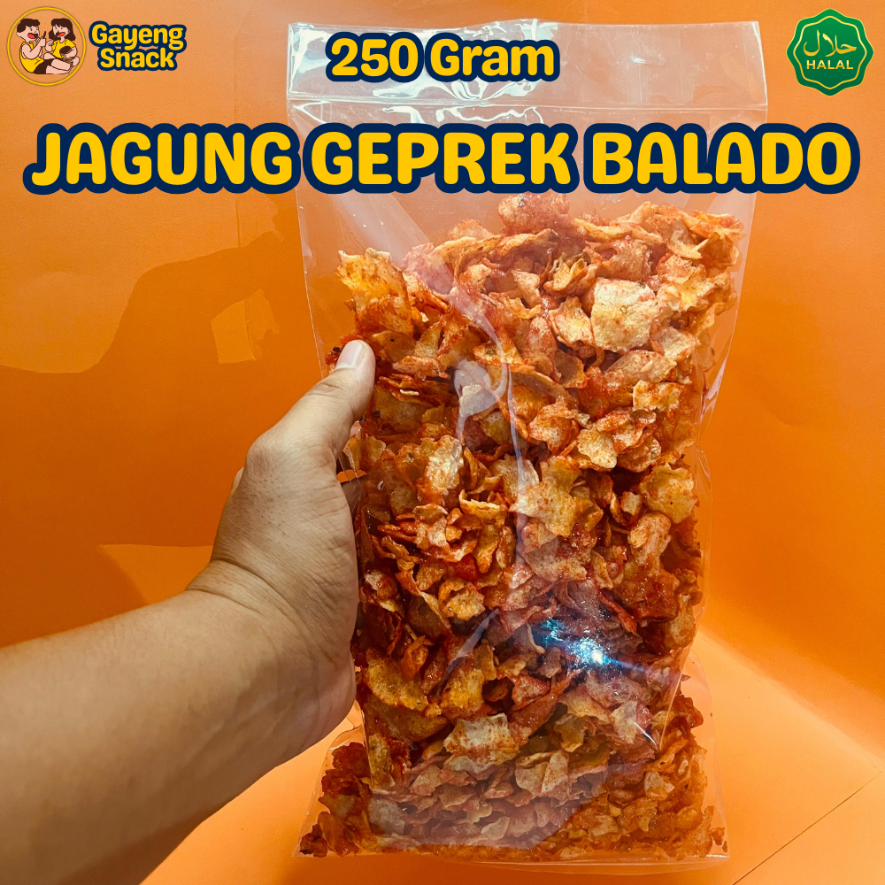 

Jagung Geprek Balado Jagung Balado Getes Marning Gepuk Gurih Emping Jagung