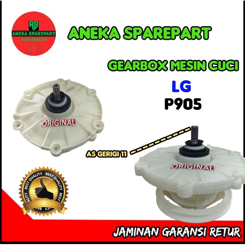 Gear box mesin cuci LG P 905 gerigi 11 original