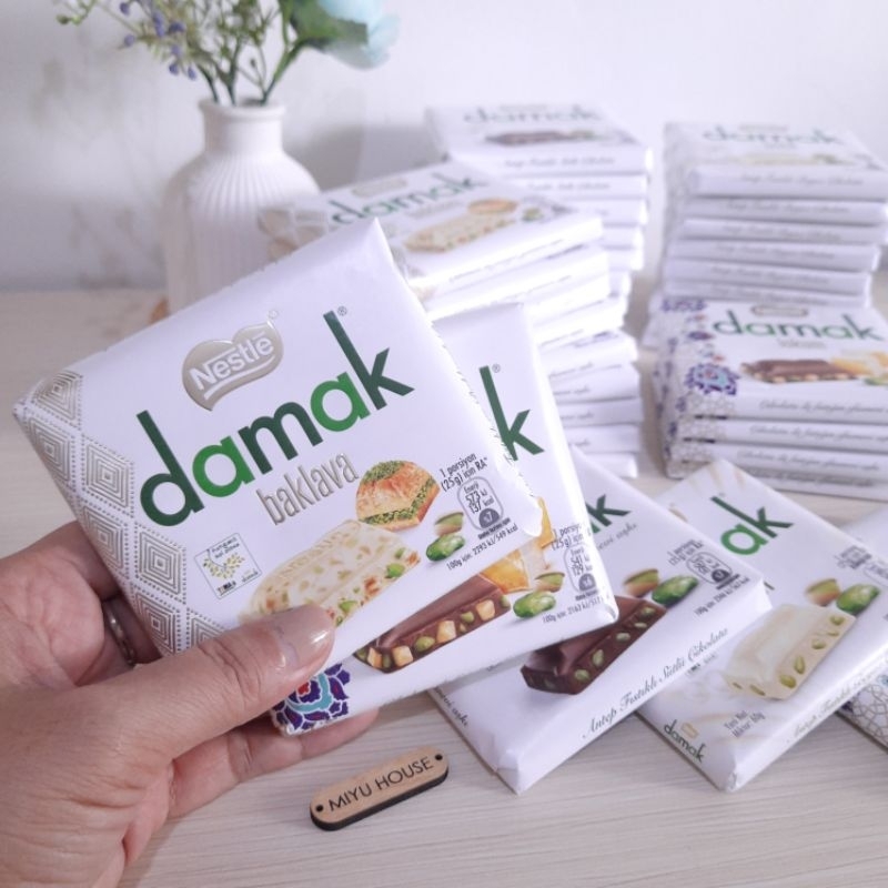 

Coklat Nestle Damak Original Asli Turki Baklava Lokum Pistachio