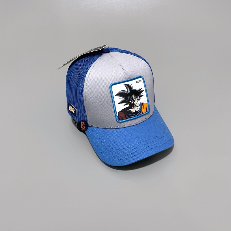 TOPI ORIGINAL CAPSLAB TRUCKER GOKU GREY BLUE
