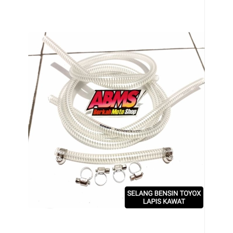 [COD] SELANG BENSIN TOYOX JAPAN ORIGINAL SELANG TOYOX BENSIN MOTOR UNIVERSAL LAPIS KAWAT SELANG BENS