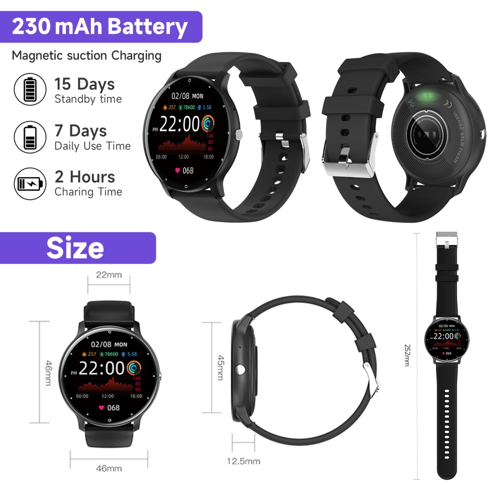 NEW PRODUCT BOZLUN B50S Smartwatch Fitness Trackers Smartwatch Wanita IP68 Jam Tangan Smartwatch