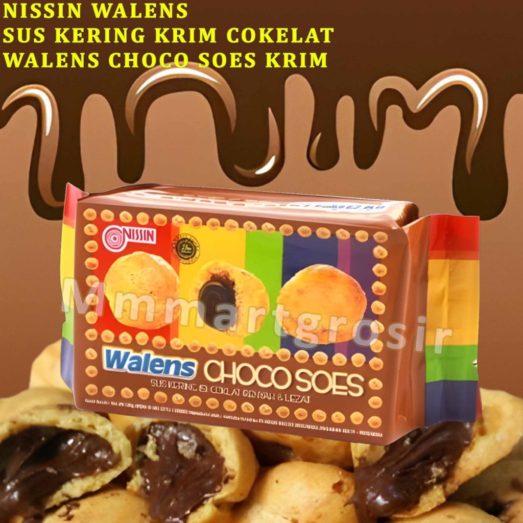 

Nissin Walens / Sus Kering Isi Cokelat / Walens Choco Soes / 100gr