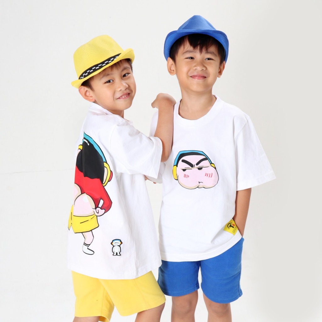 DODDS KIDS - Oversize T-shirt Unisex - Sinchan (White)