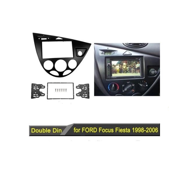 S_NET frame headunit 7 INCH 2din FORD Focus Fiesta 1998 - 2006