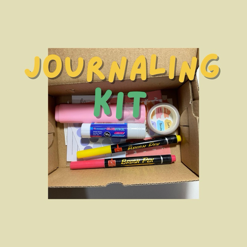 

journaling kit for beginner | paket journaling buat pemula | paket journaling murah dan praktis