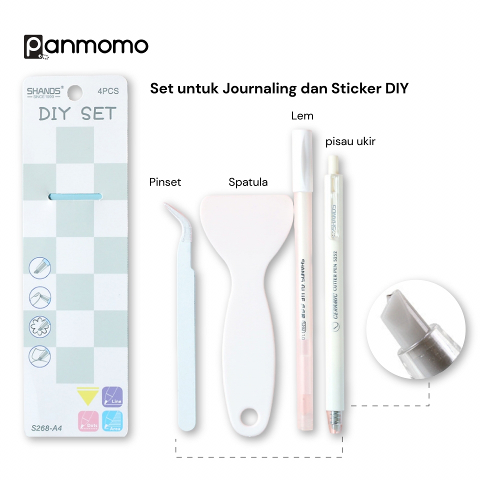 

Shands 4pcs DIY journaling set