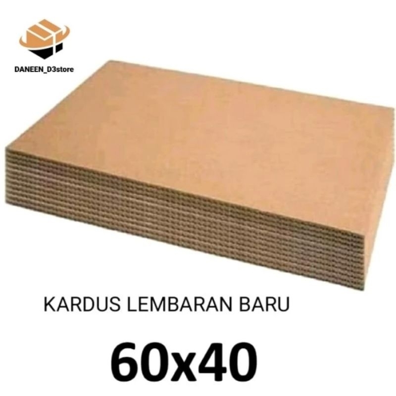 

Kardus Lembaran 60 x 40 cm / Kardus / Packing / Box / Die Cut