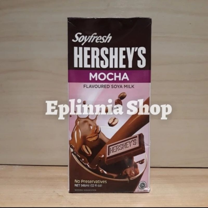 

Soy Fresh Hershey's Hersheys Mocha Moca Moka Flavored Soy Milk 946 ml