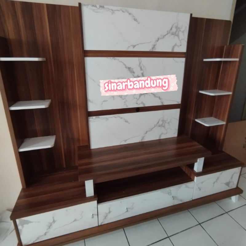 RAK TV MINIMALIS BESAR / RAK TV WALL UNIT / MEJA TV JUMBO