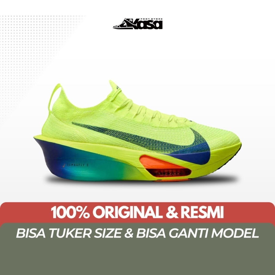 Sepatu Lari Nike Air Zoom Alphafly NEXT % 3 Volt Concord