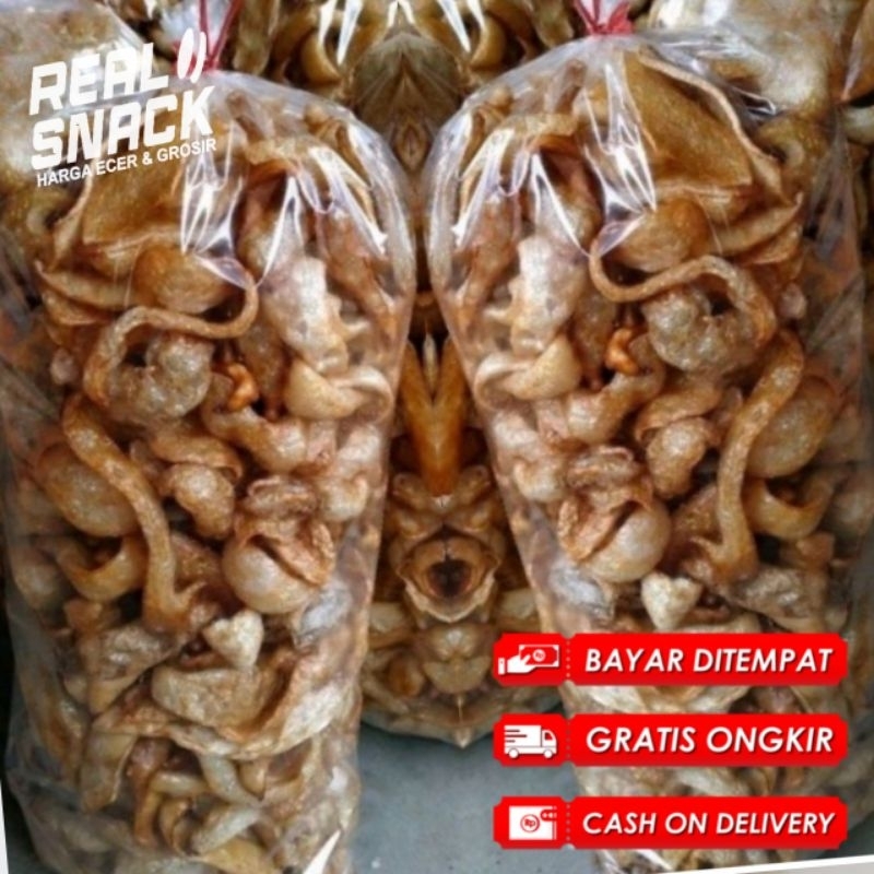 

KERUPUK RAMBAK KERUPUK KULIT KERBAU ASLI CIREBON 250 GRAM