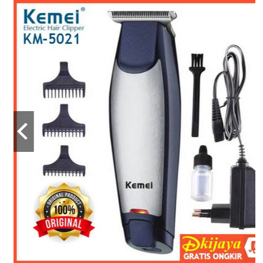 Mesin Cukur Rambut Jenggot Kumis Elektrik Kimei - 5021 Original