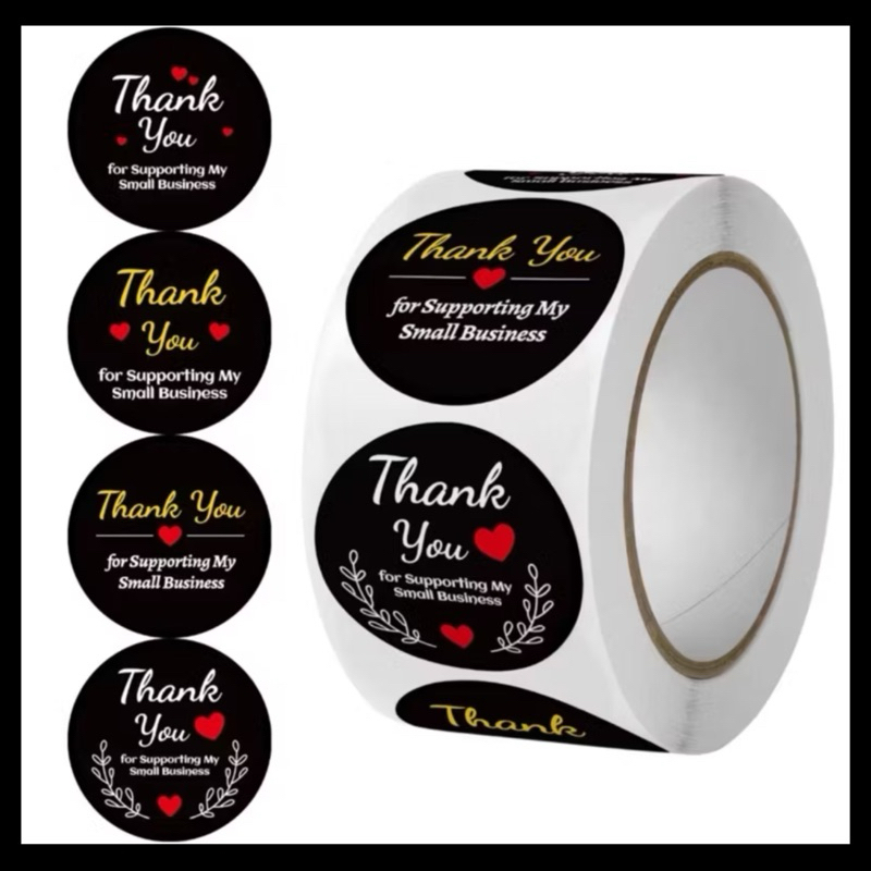 

[ BUKAN 1 ROLL!!!! ] Sticker Thank You For Supporting My Small Business / Stiker Label / Stiker Ucapan Terima Kasih