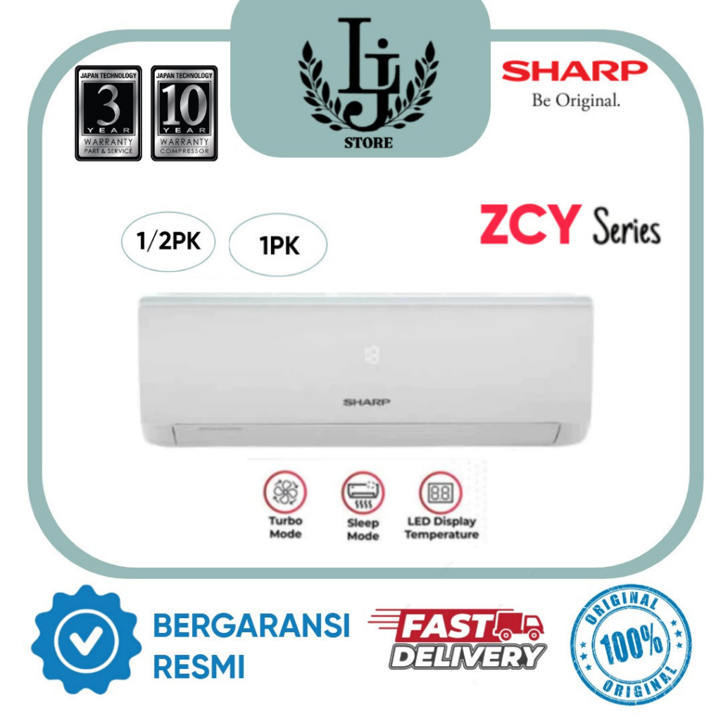 AC Sharp Standard AHA05ZCY / AHA09ZCY 1/2PK / 1PK AC Sharp Standard Thailand