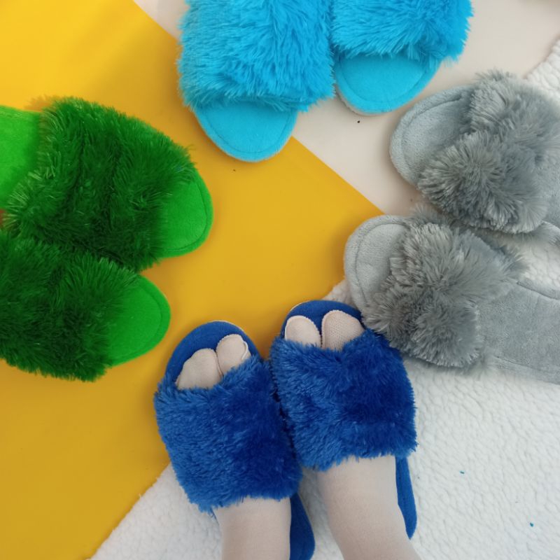 sandal rumah empuk anti slip wanita terbaru
