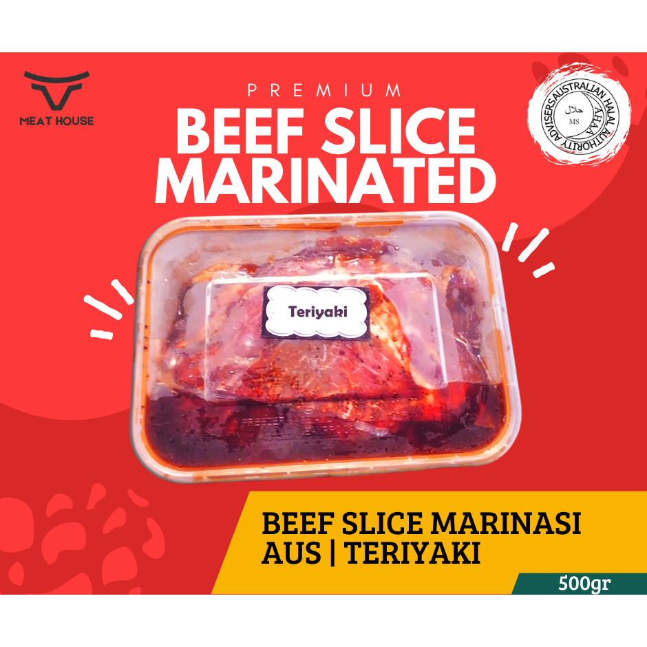 

Beef Slice Marinasi AUS TERIYAKI | 500gr