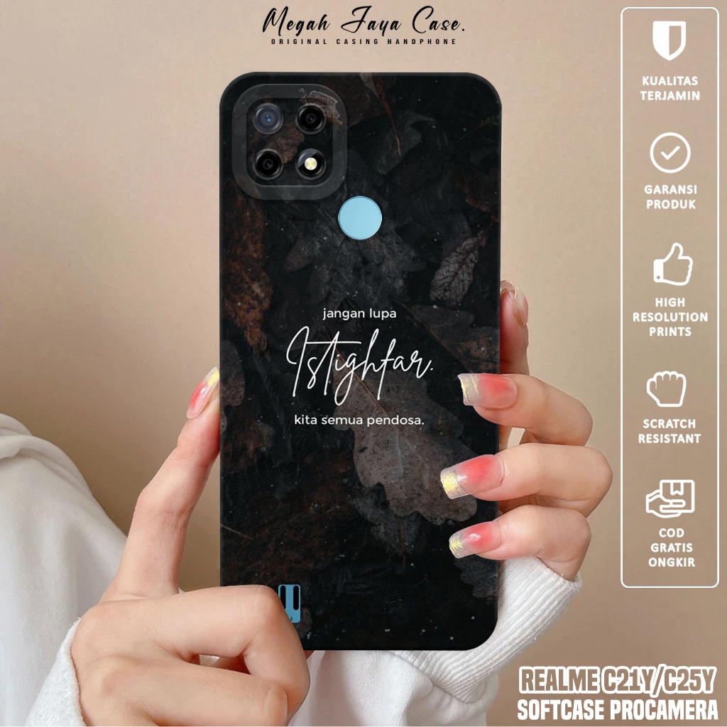 Case REALME C21Y / C25Y - Softcase Hp REALME C21Y / C25Y Motif QUOTES - Silikon Hp REALME C21Y - Kon