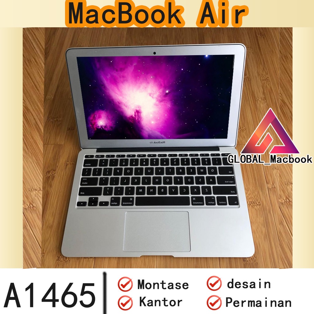 Laptop Apple MacBook Air A1465 Intel Core I7  [ 8GB - 128GB / 256GB ] 11.6 Inch Ori bekas