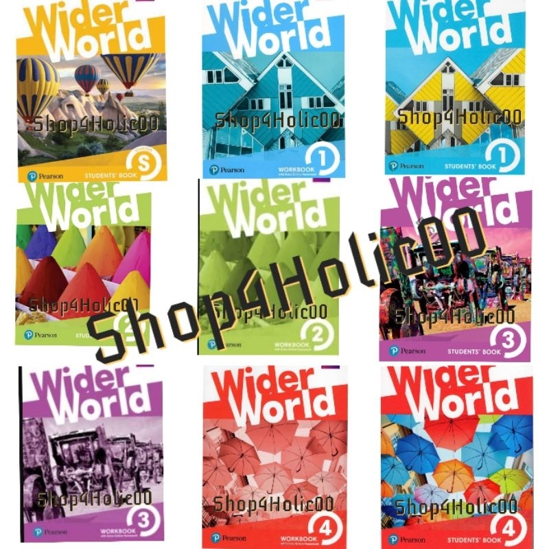 

Wider World 1st Edition / First Edition (BUKU PRINT BERWARNA) Student Book / Workbook / Activity Book Pearson