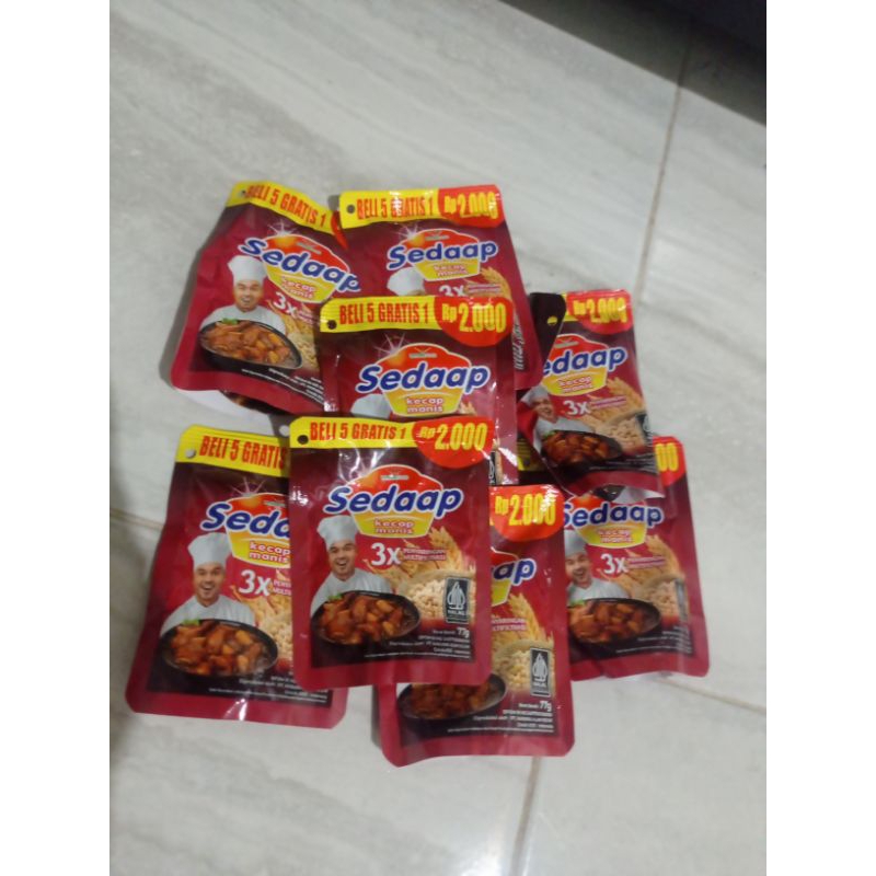 

5 pcs kecap sedap manis 2000