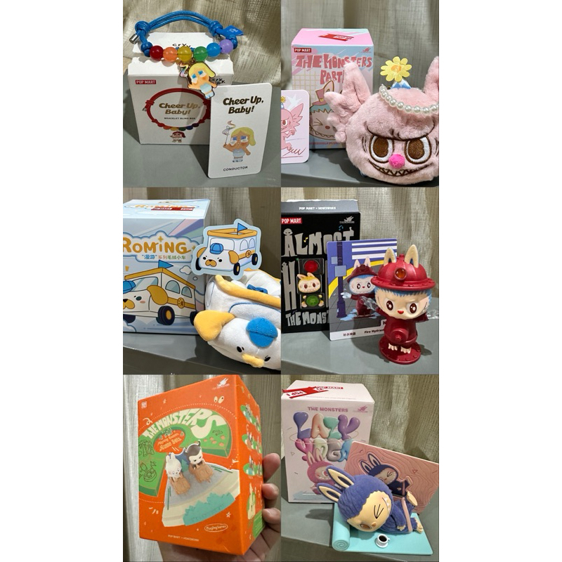 [READY STOCK] NEW variasi POPMART ori 100% koleksi pribadi || cry baby bracelet || cheer up baby|| t