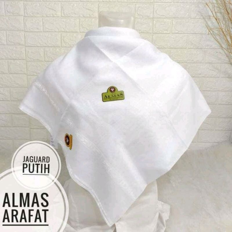 SORBAN ARAFAT ALMAS POLOS PUTIH RIDA Harga Grosir