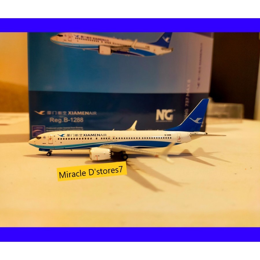 Xiamen Airlines 737 Max 8 B-1288 NG Model 1:400