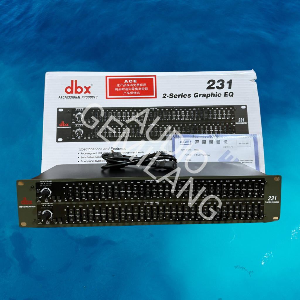 EQUALIZER DBX 231+SUBWOOFER / EQUALISER DBX 231 PLUS SUBWOOFER