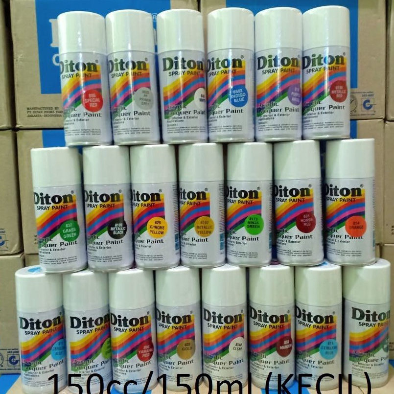 Penjualan Terpercaya  Pilox Cat Semprot DITON Spray Paint Acrylic Lacquer Paint Glossy Metallic Doff