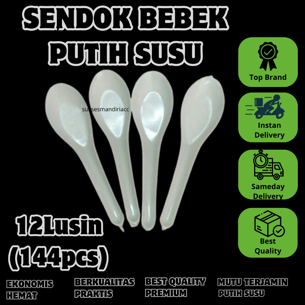 Sendok BEBEK Plastik Putih Susu / Sendok BEBEK Jollibee Sendok Bebek Plastik Sendok Sup