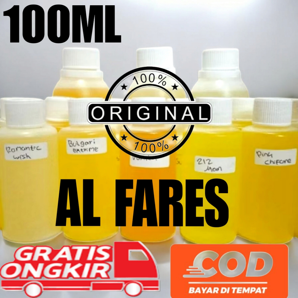 minyak wangi 100ml aroma AL FARES bibit murni grade B