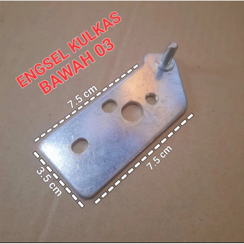 ENGSEL KULKAS POLYTRON BAWAH