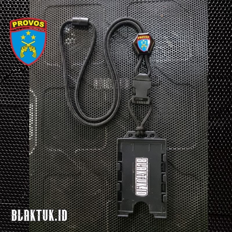 

Lanyard tactical holder id card Slide exagonal logo PROVOS