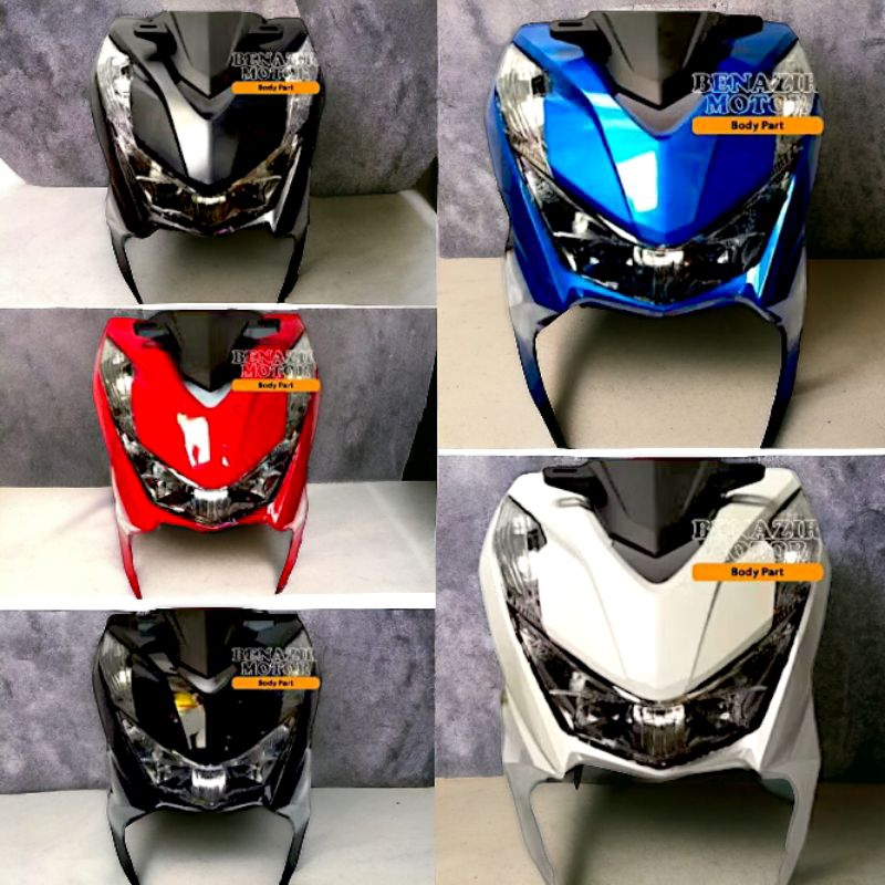 Tameng Panel Depan Set Lampu Beat Led Beat Deluxe 2020 2021 2022 2023