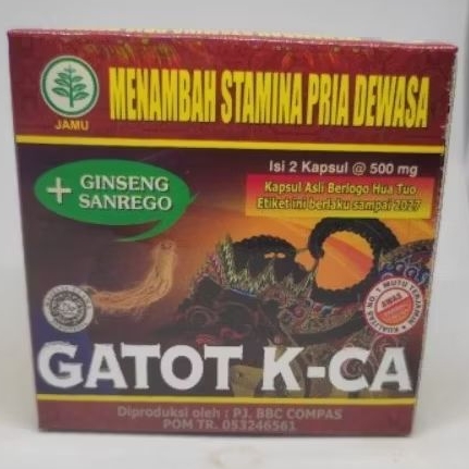 Gatot Kaca Kapsul Original