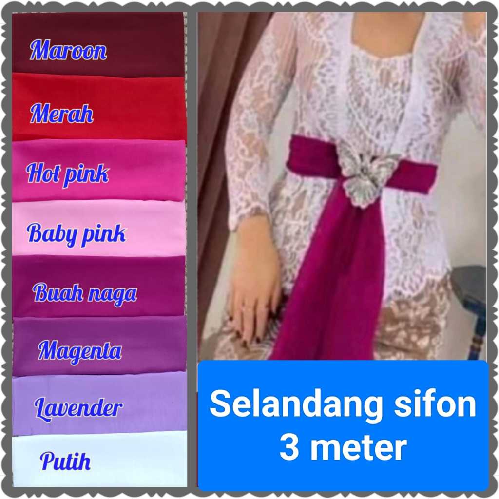 Selendang sifon/selendang bali