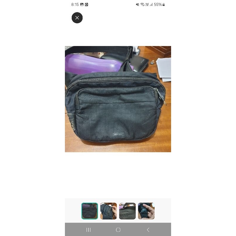 waist bag pacsafe ada minus no return no refund