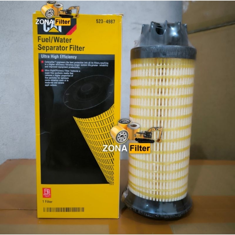 Filter Solar 523-4987 Fuel water separator filter 523 4987