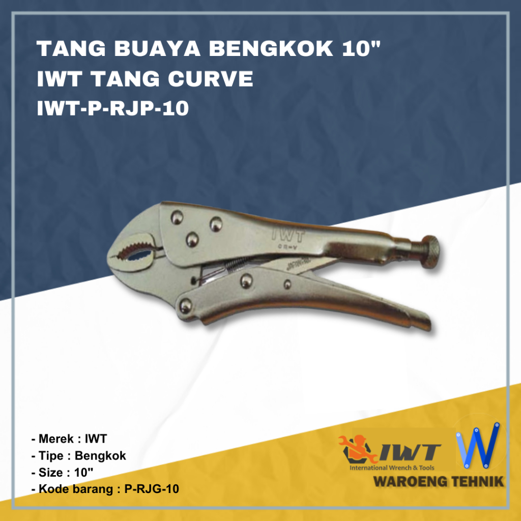 Tang Buaya Bengkok 10" IWT Tang Curve IWT-P-RJP-10