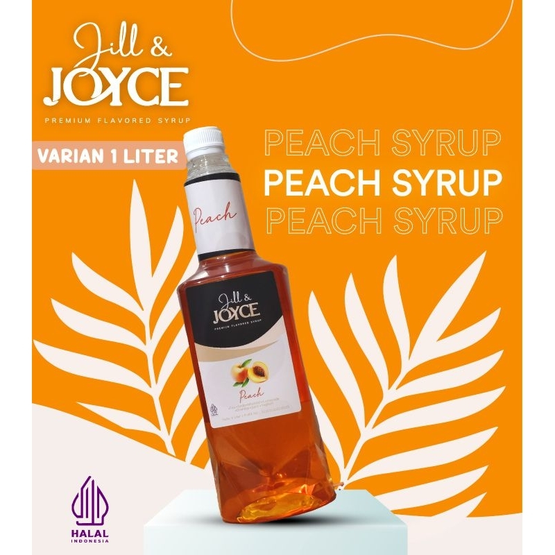 

JILL & JOYCE Peach Syrup 1Liter