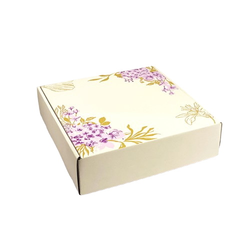 

(5 Pcs)Box Hampers Ulang Tahun Uk 30x30x8 Cm Dus Die Cut Motif Bunga Kotak Packing On Shop