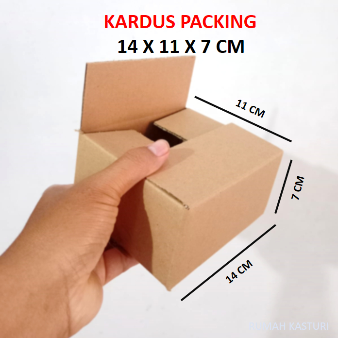 

Kardus Packing 14 x 11 x 7 / Dus Peking / Kardus Peking / Wadah Peking / Tempat Peking K125/M125