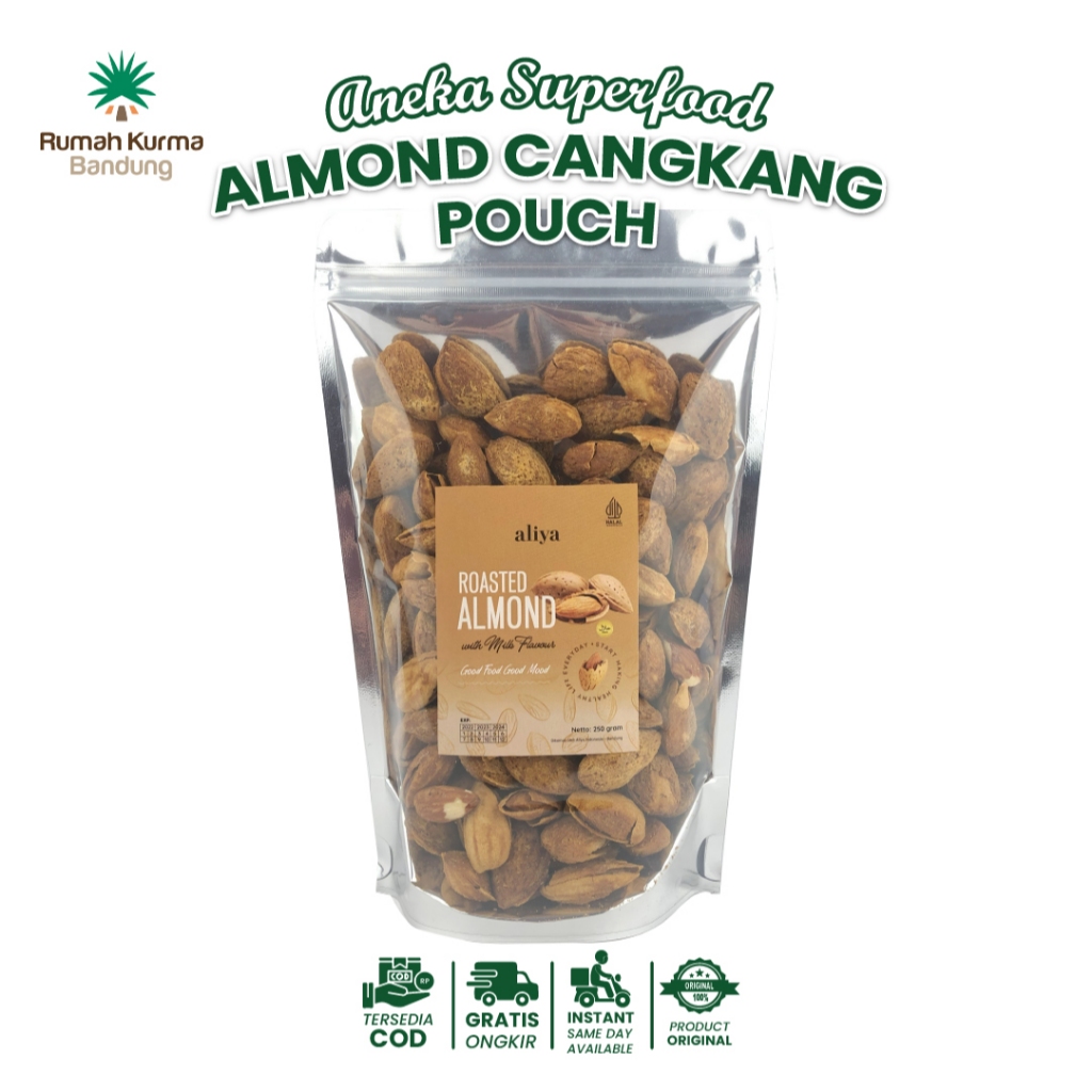 

Almond Cangkang 1 Kg Rasa Susu Premium Oleh-Oleh Haji Umroh Termurah