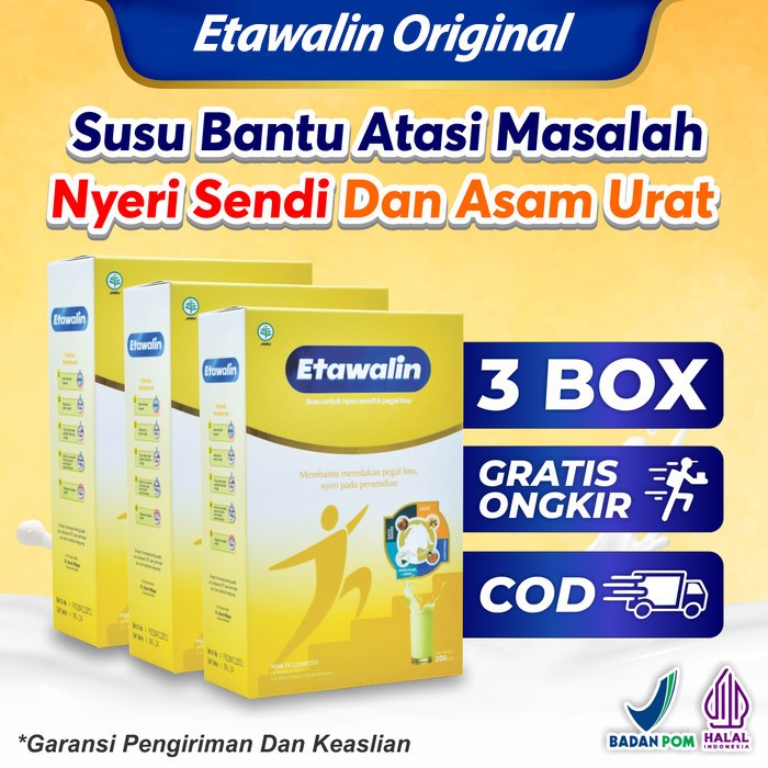 

Etawalin Susu Etawa Herbal Nyeri Sendi Original 3 Box