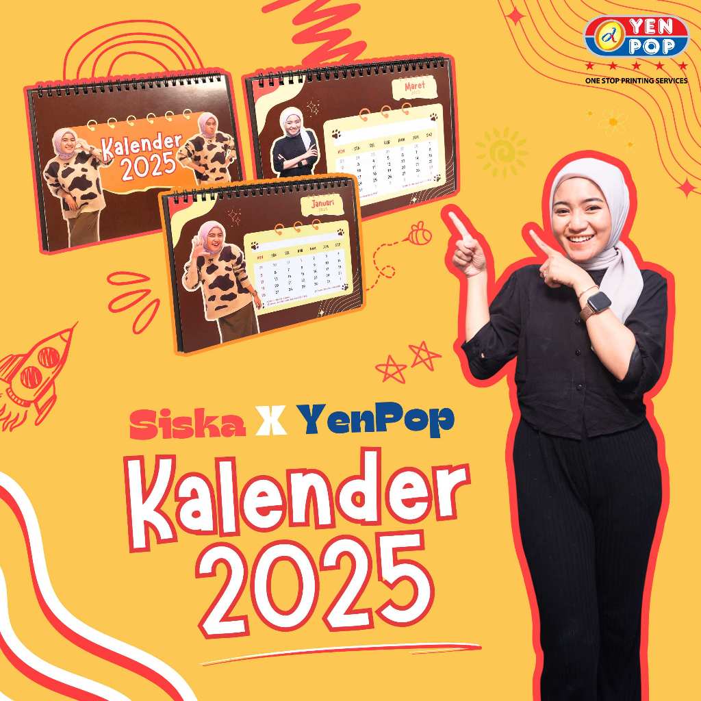 

SISKA ELISABET x YENPOP DIGITAL PRINTING Kalender 2025 Exclusive Design Special For You