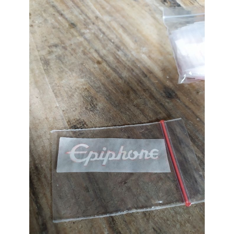 inlay logo epiphone gitar