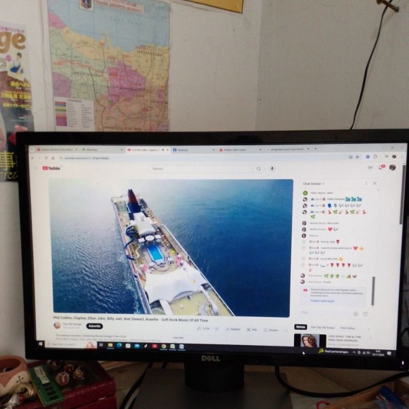 MONITOR BEKAS  22,24" LCD/LED BERBAGAI MERK